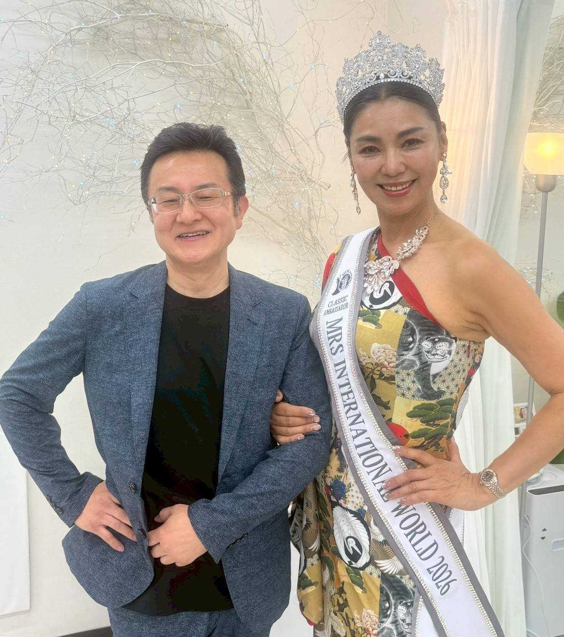 MRS INTERNATIONAL WORLD 2026との写真